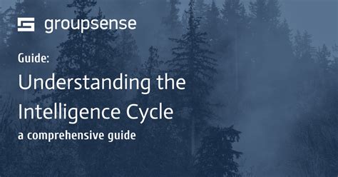 Understanding The Intelligence Cycle A Comprehensive Guide