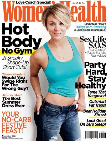 Kaley Cuoco Womens Health Magazine December 2014 Cover Photo South