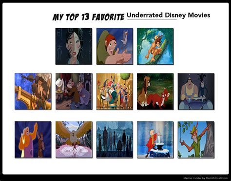 Top 13 Underrated Disney Movies By Firemaster92 On Deviantart