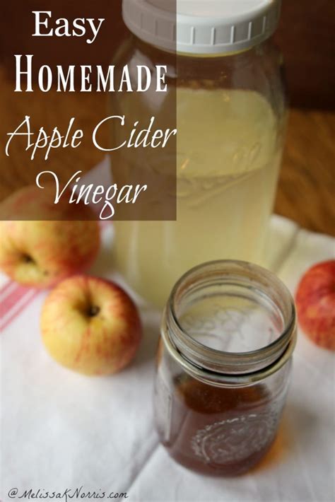 How To Make Raw Apple Cider Vinegar At Home Melissa K Norris