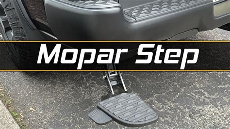 2019 Ram 1500 Mopar Bed Step Youtube