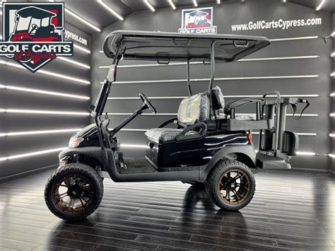 2021 Electric Trojan Ev Black Golf Course Ready Golf Carts Of Cypress