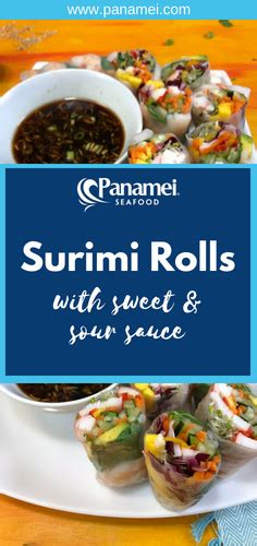 Have You Ever Tried Making Your Own Surimi Rolls With Sweet And Sour