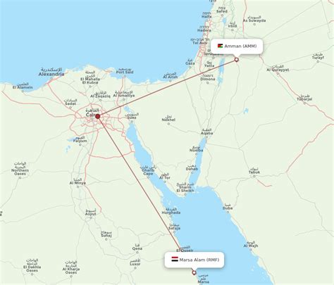 All Flight Routes From Marsa Alam To Amman RMF To AMM Flight Routes