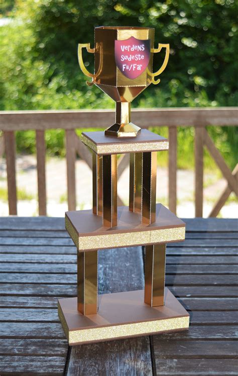 Fathers Day Tier Trophy Designed By Cre Ivecutz Diy Trophy Trophy Design Creative Trophy