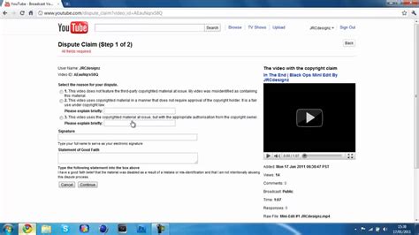 How To Remove Copyright Infringement On Youtube Youtube