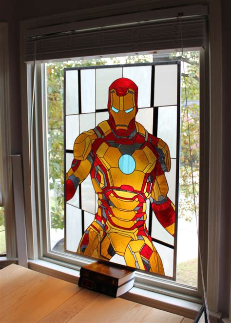 Beautiful Iron Man Stained Glass Pic Global Geek News