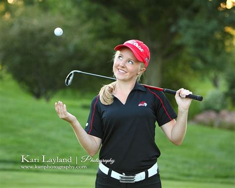 Jen Mn Senior Portrait Photographer Cute Golf Portrait Kari Layland
