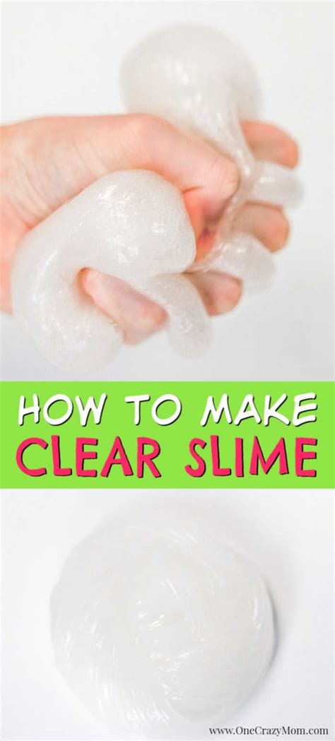 How To Make Clear Slime Only 3 Ingredients For Best Clear Slime Recipe