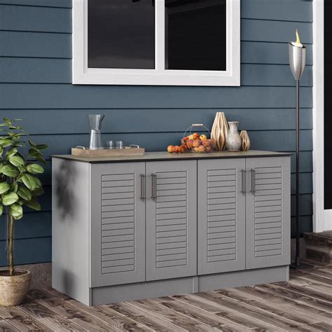 Weatherstrong Key West 595 In Outdoor Cabinets With Countertop 4 Full