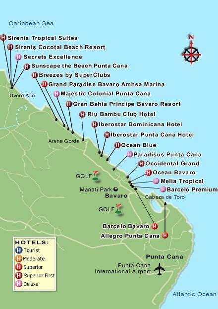 Punta Cana Resort Map Bing Images Dominican Republic Travel