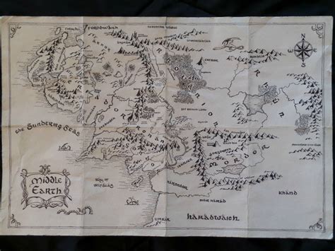 72 Middle Earth Map Wallpaper On WallpaperSafari