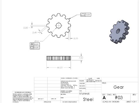 12 2d Engineering Drawing Of Gear Download Scientific Diagram