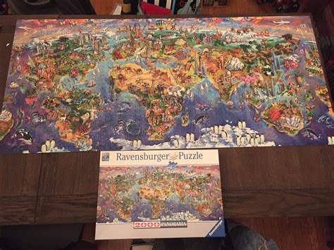 Ravensburger 2,000 piece world panorama : r/Jigsawpuzzles