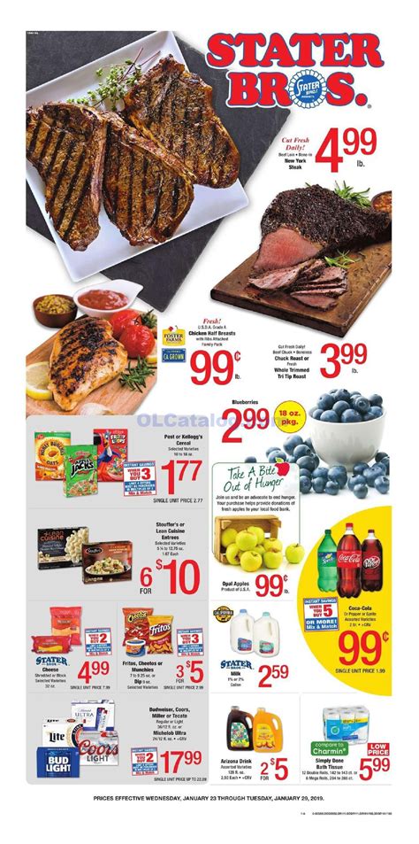 Stater Bros weekly ad January 23 – 29, 2018. comes around almost every