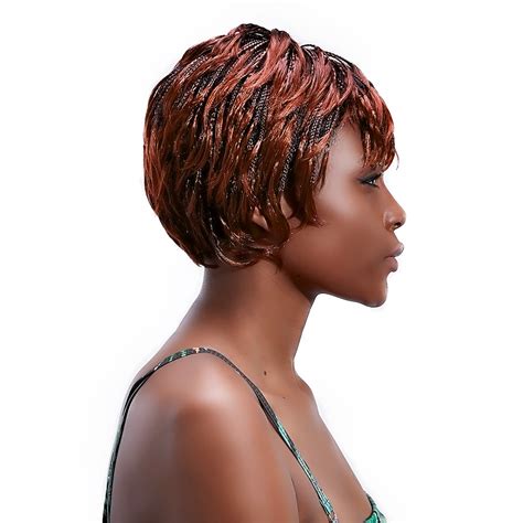 Cheap Human Hair Wigs Hair Extensions Short Braided Wigs African