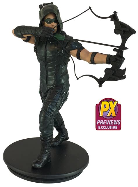 New Flash And Arrow Tv Previews Exclusive Statue Paperweights