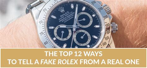 The Top Ways To Tell A Fake Rolex From A Real One