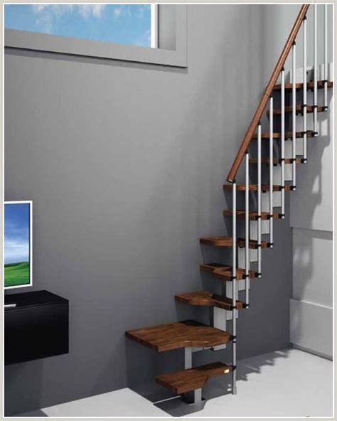 Tiny Stairs For A Tiny House They Are Only 25 Wide Extend 53 From