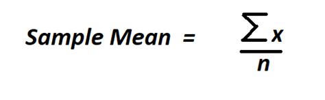 How to Calculate Sample Mean.