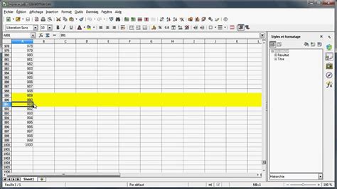LibreOffice Flash Calc - Raccourcir les déplacements - YouTube