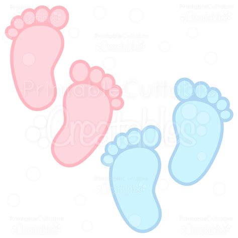 Printable Baby Footprints Baby Footprints Peel And Stick Creative