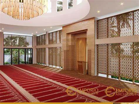 Desain Masjid Interior Masjid Jamie Al Minah Di Cikarang Bekasi Jawa