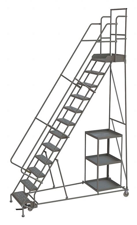 120 In Platform Ht 20 In Platform Dp Stock Picking Rolling Ladder
