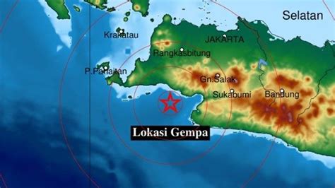 Gempa Guncang Banten Rabu 4 Mei 2022 Terjadi Baru Saja Guncang Di Laut