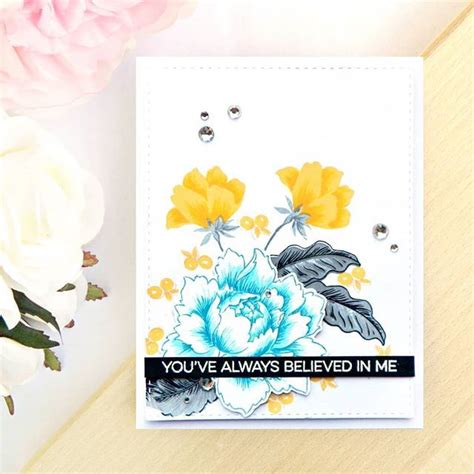 There Is A Card With Flowers On It And The Words Youve Always Belved In Me