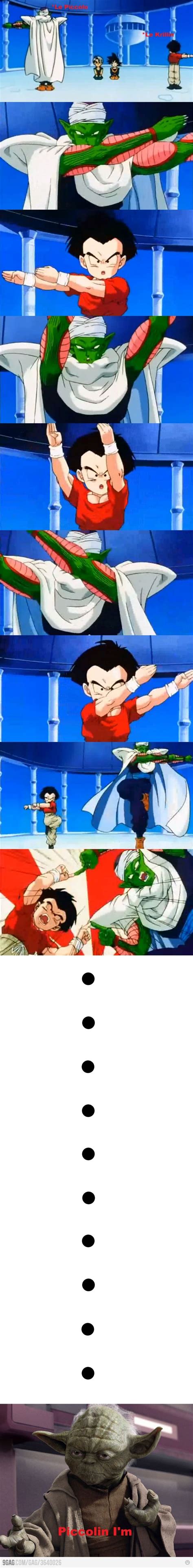 Dragon ball's fusion is the fusions used by characters in the manga and anime dragon ball. Piccolo & Krillin fusion | Anime funny, Dragon ball z ...