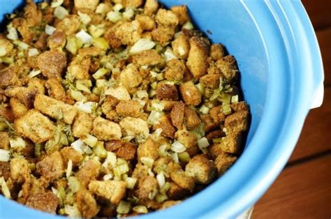 The Kitchen Is My Playground Slow Cooker Stuffing Or Dressing Or