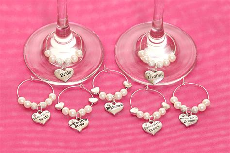 Wine Glass Charms Personalised For All Occasions