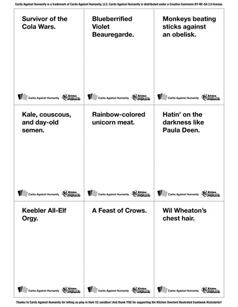 Cards against humanity card examples. Cards Against Humanity Printable | Printable Card Free