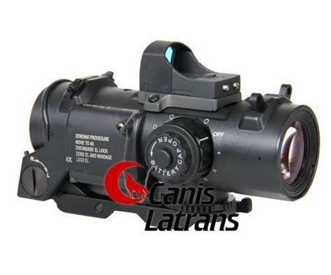 Hot Sale 4x Fixed Dual Role Scope W Mini Red Dot Sight For Rifle For