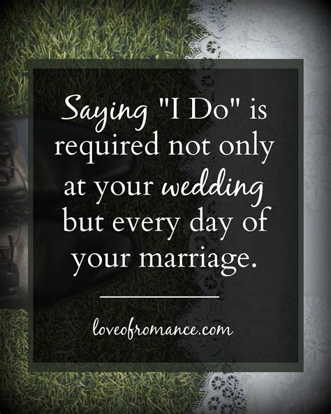 Saying I Do Quote