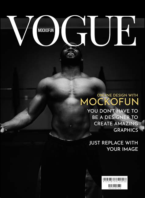 Free Vogue Cover Template Mockofun
