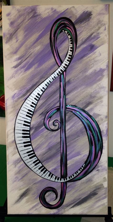 Music Note Painting At Explore Collection Of Music