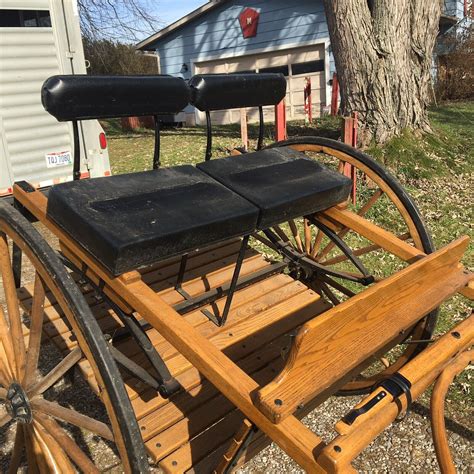 Meadowbrook Draft Horse Easy Entry Cart Buggy Carriage Ebay
