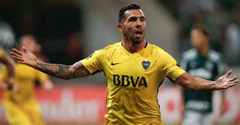 Carlos Tevez Scores For Boca Juniors Against Palmeiras Allianz Parque