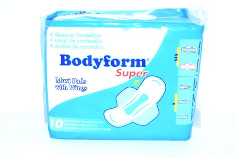 Bodyform Super Maxi Pads With Wings 10 Ct Marketcol Maxi Pad Pad