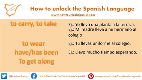 How To Conjugate And Use Verb Llevar And Llevarse In Spanish Present
