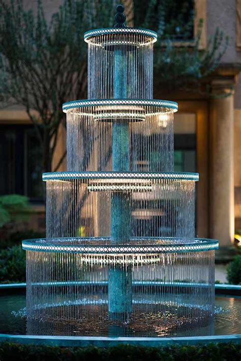 Large Lighted Outdoor Water Fountains Outdoor Lighting Ideas