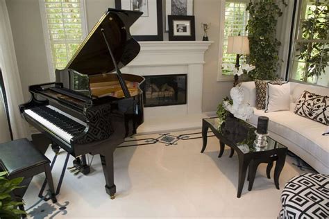 70 Beautiful Living Rooms With A Piano Photos