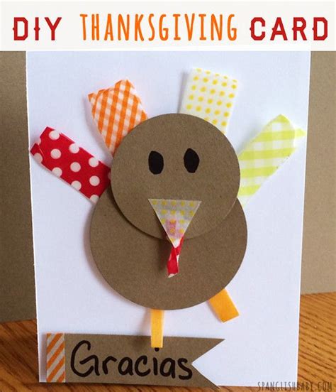Diy Thanksgiving Card Craft Diy Thanksgiving Cards Thanksgiving