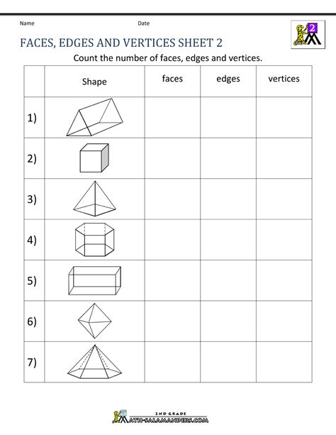 3d Shapes Worksheets 3d Worksheets Shape Math Shapes Geometry