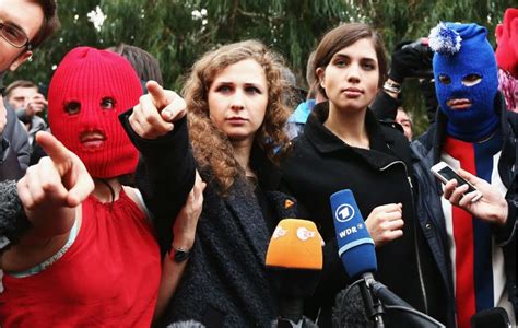 Who Are Pussy Riot A Guide To The Russian Activist Group Who Crashed The World Cup Final Nme