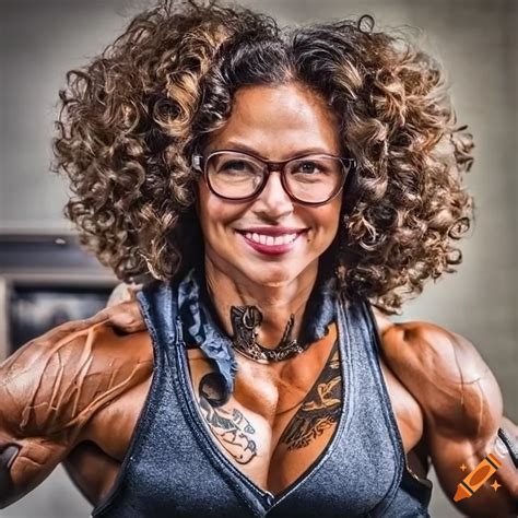 Photo Of A Mature Fit Woman Bodybuilder On Craiyon