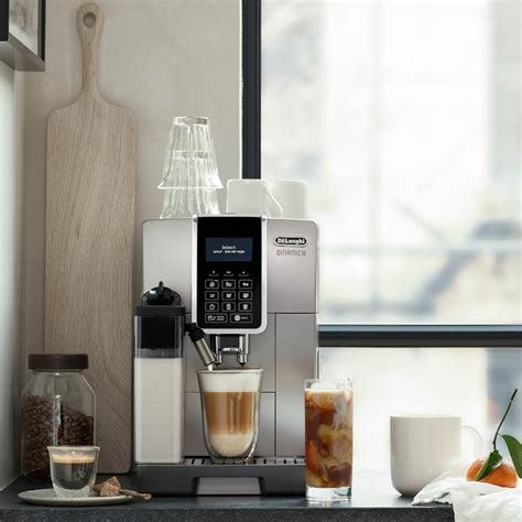 Review of delonghi dinamica fully automatic espresso and coffee maker, how it works, what truebrew is and how delonghi dinamica with truebrew vs. DeLonghi Dinamica with Latte Crema Fully Automatic Coffee ...