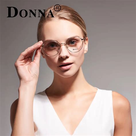 Donna Fashion Reading Eyeglasses With Clear Lens Optical Round Glasses Frames Glasses Women New